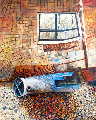 [12900034] Blauw object Schotte