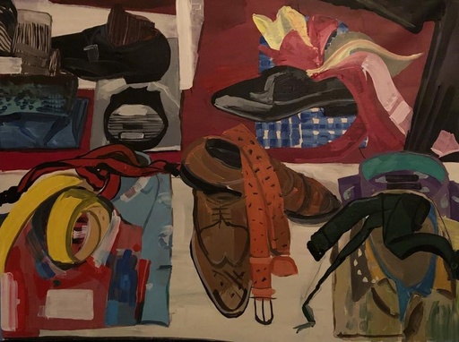 [13800051] Fuchsia & acidgeel & ultramarijn in de Adolphe Maxlaan