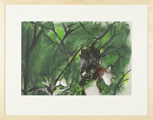 [13960012] Grote wolf gromt