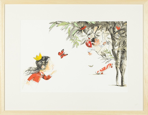 [13960017] Ik zoen op je wang