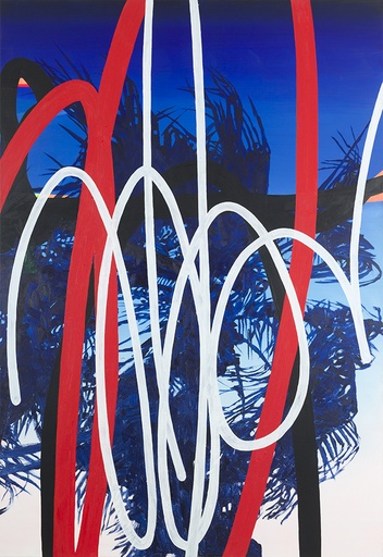 [14750024] Malaga Palm (Red, white)