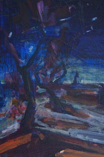 [07200060] Hommage aan Van Gogh (blauw)