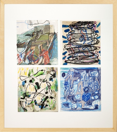 [07340032] Four painterly post abstractionists - blue period